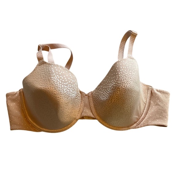 Wacoal Other - Wacoal Underwire T-Shirt Bra Women 40C Nude Polka Dot Lace 853303
